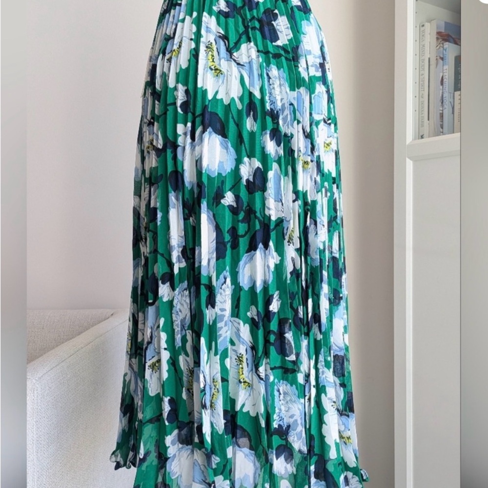 Maeve Anthropologie Roseanna Pleated Midi Skirt